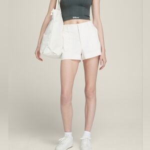 Wilson Women's Pintuck Golf Shorts White Size 8
